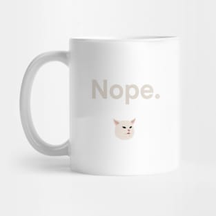 Nope | Cat | Cute | Funny | Memes | Gift | Mug